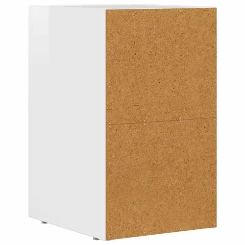 Noćni ormarić ELST Visoki sjaj bijela 29,5 x 33,5 x 50 cm - Visoko sjajno bijela 1 Cijena