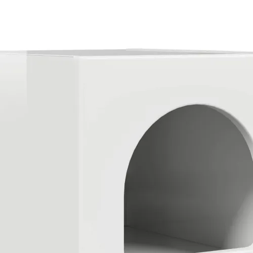 Noćni ormarić ELST Visoki sjaj bijela 29,5 x 33,5 x 50 cm - Visoko sjajno bijela 1 Cijena