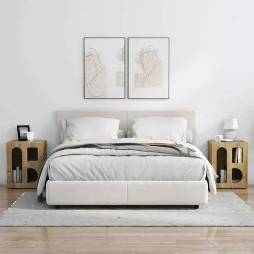 Noćni ormarić ELST 2 kom. Sonoma hrast 40 x 35 x 50 cm - sonoma hrast 2 Cijena