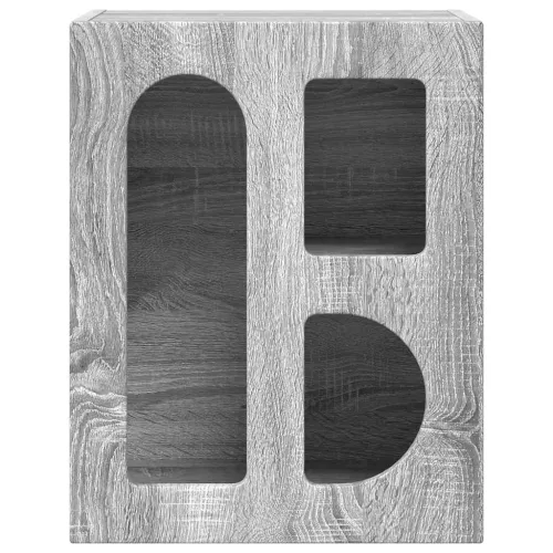 Noćni ormarić ELST 2 kom. Siva Sonoma 40 x 35 x 50 cm - Sivi hrast sonoma 2 Cijena