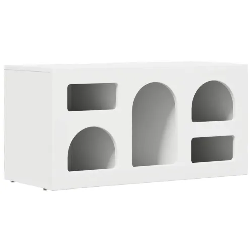 TV ormar ELST 80 x 35 x 40 cm Bijelo Konstruirano drvo - Bijelo Cijena