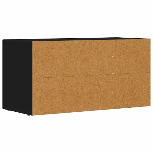 TV ormar ELST 80 x 35 x 40 cm Crna Konstruirano drvo - Crna Cijena