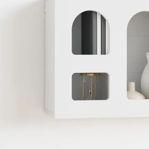 Viseći ormarić ELST Bijela 60 x 20 x 40 cm Konstruirano drvo - Bijela Cijena