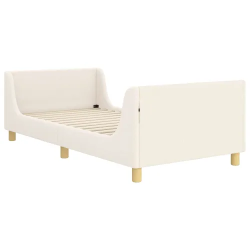 Krevet za djecu s uzglavljem Krem 80 x 200 cm Bouclé - Krem 80 x 200 cm Cijena