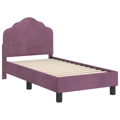 Okvir kreveta za malu djecu s naslonom Ljubičasta 70 x 140 cm - Ljubičasta 70 x 140 cm Cijena