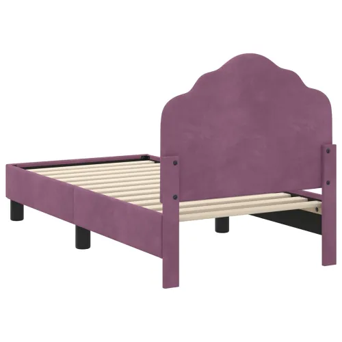 Okvir kreveta za malu djecu s naslonom Ljubičasta 70 x 140 cm - Ljubičasta 70 x 140 cm Cijena