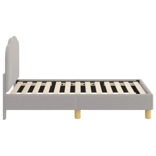 Okvir kreveta za malu djecu s naslonom Svjetlosiva 70 x 140 cm - Svjetlosiva 70 x 140 cm Cijena