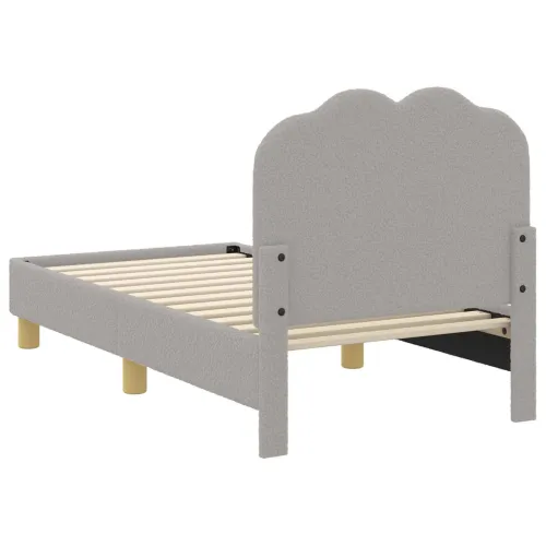 Okvir kreveta za malu djecu s naslonom Svjetlosiva 70 x 140 cm - Svjetlosiva 70 x 140 cm Cijena