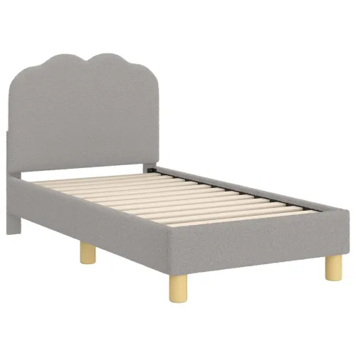 Okvir kreveta za malu djecu s naslonom Svjetlosiva 70 x 140 cm - Svjetlosiva 70 x 140 cm Cijena