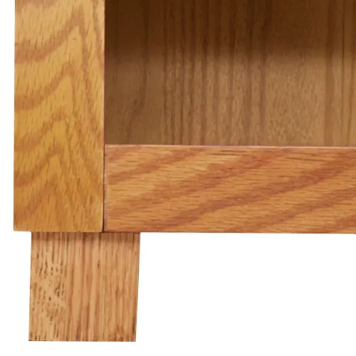 Kabinet s pohranom Smeđa 80 x 35 x 95 cm Čvrsto Hrastovo Drvo - Ormar (bez vrata) Cijena