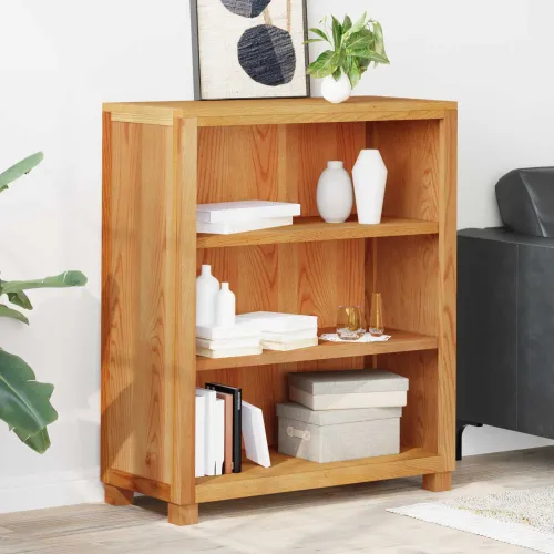 Kabinet s pohranom Smeđa 80 x 35 x 95 cm Čvrsto Hrastovo Drvo - Ormar (bez vrata) Cijena