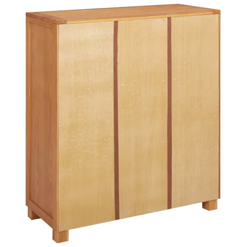 Kabinet s pohranom Smeđa 80 x 35 x 95 cm Čvrsto Hrastovo Drvo - Ormar (bez vrata) Cijena