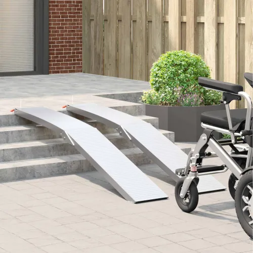 Rampa za motocikle 680 kg 2 kom. Srebrno 680 kg Aluminij Cijena
