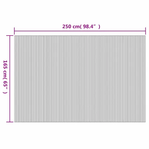 Paravan - Sobna pregrada od bambusa prirodna širina 250 cm visina 165 cm - Prirodna 250 cm Cijena