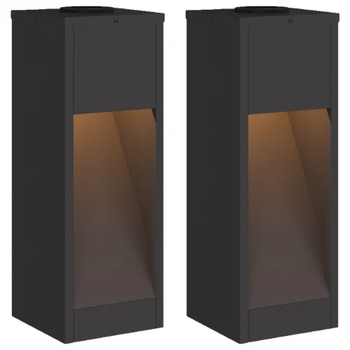 Solarna LED svjetiljka za stazu 2 kom. Topla bijela - 18 x 18 x 50 cm Crna Cijena