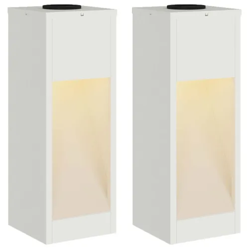 Solarna LED svjetiljka za stazu 2 kom. Topla bijela - 18 x 18 x 50 cm Bijelo Cijena