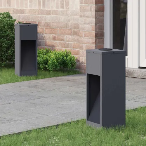 Solarna LED svjetiljka za stazu 2 kom. Topla bijela - 18 x 18 x 50 cm Antracit Cijena
