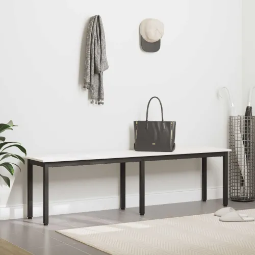 klupa Bijelo 160 x 35 x 45 cm Čvrsto borovo drvo - Bijelo 160 x 35 x 45 cm Cijena
