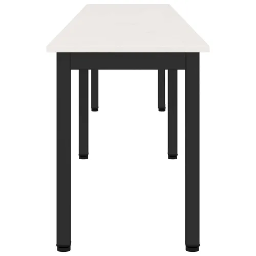 klupa Bijelo 200 x 35 x 45 cm Čvrsto borovo drvo - Bijelo 200 x 35 x 45 cm Cijena