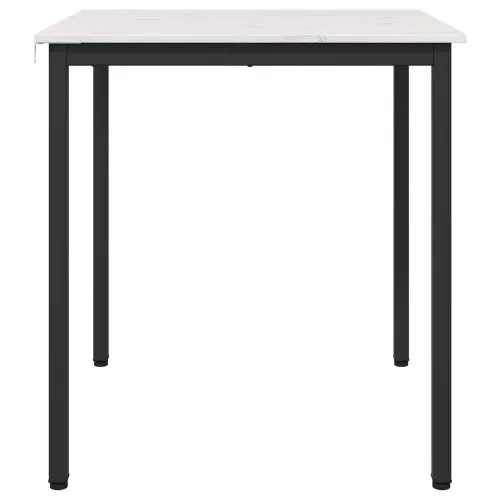 Stol za objedovanje Bijelo 70 x 70 x 75 cm Čvrsto borovo drvo - Bijelo 70 x 70 x 75 cm Cijena