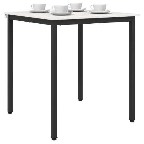 Stol za objedovanje Bijelo 70 x 70 x 75 cm Čvrsto borovo drvo - Bijelo 70 x 70 x 75 cm Cijena