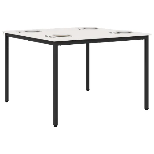 Stol za objedovanje Bijelo 110 x 110 x 75 cm Čvrsto borovo drvo - Bijelo 110 x 110 x 75 cm Cijena