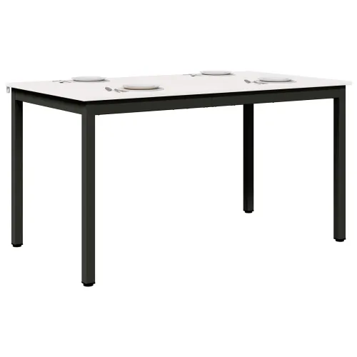 Stol za objedovanje Bijelo 140 x 80 x 75 cm Čvrsto borovo drvo - Bijelo 140 x 80 x 75 cm Cijena