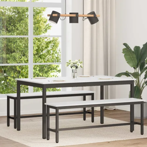 Stol za objedovanje Bijelo 150 x 90 x 75 cm Čvrsto borovo drvo - Bijelo 150 x 90 x 75 cm Cijena