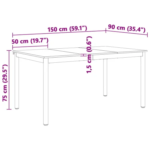 Stol za objedovanje Bijelo 150 x 90 x 75 cm Čvrsto borovo drvo - Bijelo 150 x 90 x 75 cm Cijena