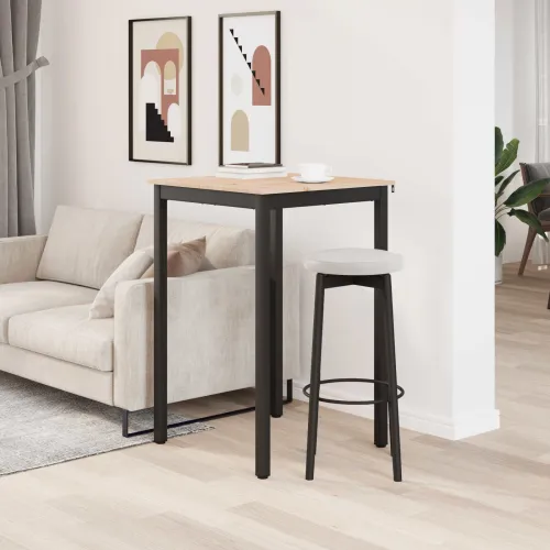 Stol za bar 70 x 70 x 105 cm Čvrsto borovo drvo Prirodna - Prirodna 70 x 70 x 105 cm Cijena