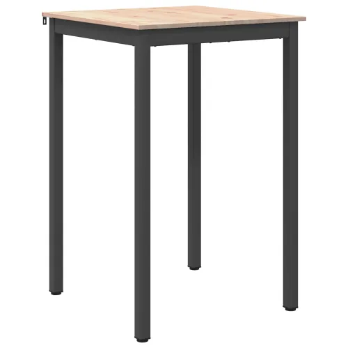 Stol za bar 70 x 70 x 105 cm Čvrsto borovo drvo Prirodna - Prirodna 70 x 70 x 105 cm Cijena