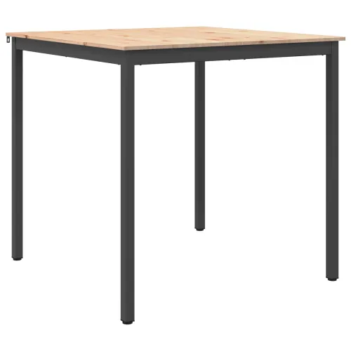 Stol za bar 110 x 110 x 105 cm Čvrsto borovo drvo Prirodna - Prirodna 110 x 110 x 105 cm Cijena