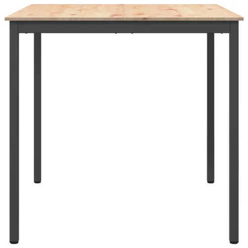 Stol za bar 110 x 110 x 105 cm Čvrsto borovo drvo Prirodna - Prirodna 110 x 110 x 105 cm Cijena