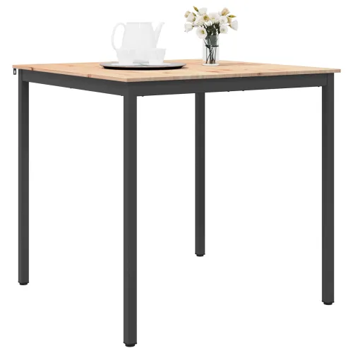 Stol za bar 110 x 110 x 105 cm Čvrsto borovo drvo Prirodna - Prirodna 110 x 110 x 105 cm Cijena