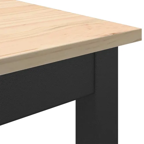 Stol za bar 150 x 80 x 105 cm Čvrsto borovo drvo Prirodna - Prirodna 150 x 80 x 105 cm Cijena