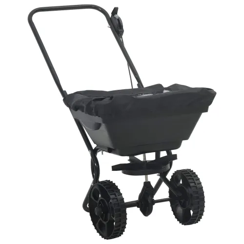 Rasipač Crna 82 x 46 x 75 cm PVC i čelik - Rasipač za guranje -15 L Cijena