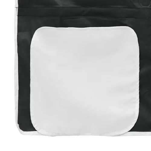 Krevet na kat za djecu s zavjesama Jednobojno Crna 100 x 190 cm - Crna 100 x 190 cm Cijena