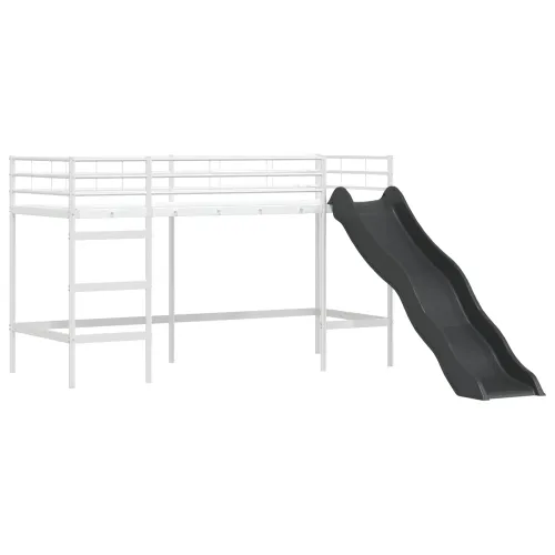 Krevet na kat za djecu s zavjesama Bijela i roza 75 x 190 cm - Bijela i ružičasta 75 x 190 cm Cijena