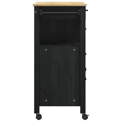 Kuhinjski kolica MONZA Crna 84 x 40 x 88,5 cm - Crna Cijena