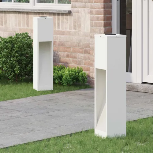 Solarna LED svjetiljka za stazu 2 kom. Topla bijela - 18 x 18 x 80 cm Bijelo Cijena