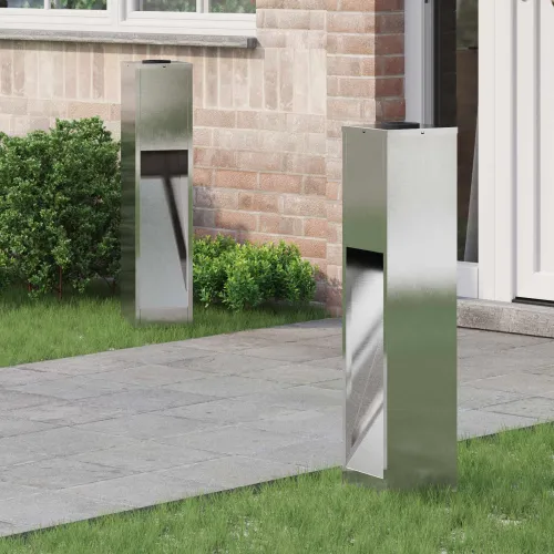 Solarna LED svjetiljka za stazu 2 kom. Topla bijela - 18 x 18 x 80 cm Nehrđajući čelik Cijena