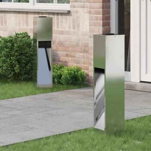 Solarna LED svjetiljka za stazu 2 kom. Topla bijela - 18 x 18 x 80 cm Galvanizirani čelik Cijena