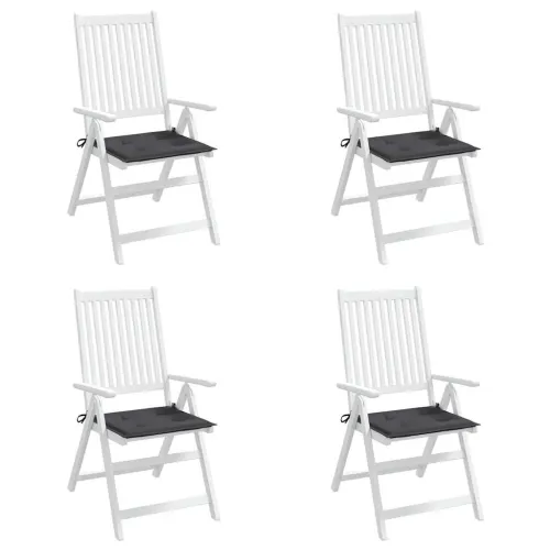 Jastuci za vrtne stolice 4 kom antracit 40x40x3 cm od tkanine - Antracit 40 x 40 x 3 cm 4 Cijena