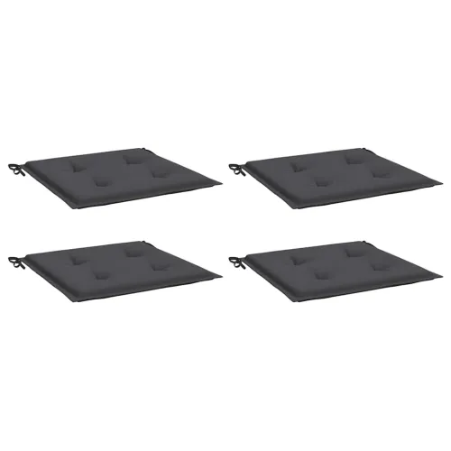 Jastuci za vrtne stolice 4 kom antracit 40x40x3 cm od tkanine - Antracit 40 x 40 x 3 cm 4 Cijena