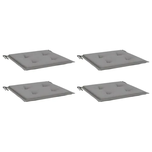 Jastuci za vrtne stolice 4 kom sivi 40x40x3 cm od tkanine - Siva 40 x 40 x 3 cm 4 Cijena