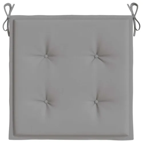 Jastuci za vrtne stolice 4 kom sivi 40x40x3 cm od tkanine - Siva 40 x 40 x 3 cm 4 Cijena