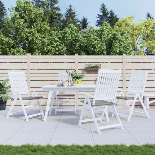 Jastuci za vrtne stolice 4 kom sivi 40x40x3 cm od tkanine - Siva 40 x 40 x 3 cm 4 Cijena