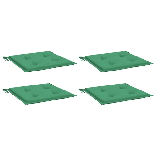 Jastuci za vrtne stolice 4 kom zeleni 40 x 40 x 3 cm od tkanine - Zelena 40 x 40 x 3 cm 4 Cijena