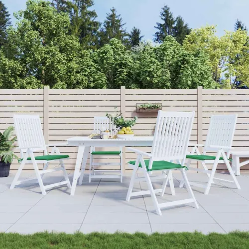 Jastuci za vrtne stolice 4 kom zeleni 40 x 40 x 3 cm od tkanine - Zelena 40 x 40 x 3 cm 4 Cijena