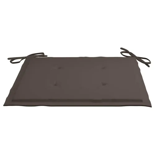Jastuci za vrtne stolice 4 kom smeđesivi 40x40x3 cm od tkanine - Sivosmeđa 40 x 40 x 3 cm 4 Cijena